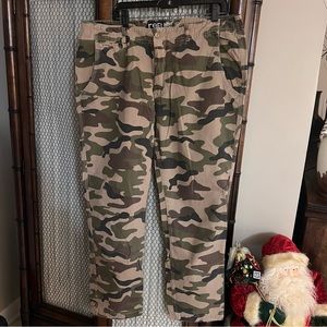 Refuel Camo Print Chino Pants